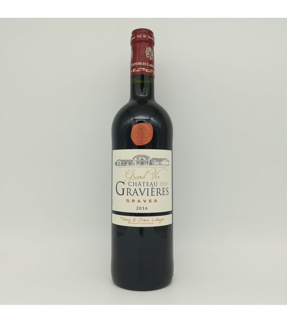 Graves, Château de Gravières, rouge 2019 - Vigobles Labuzan