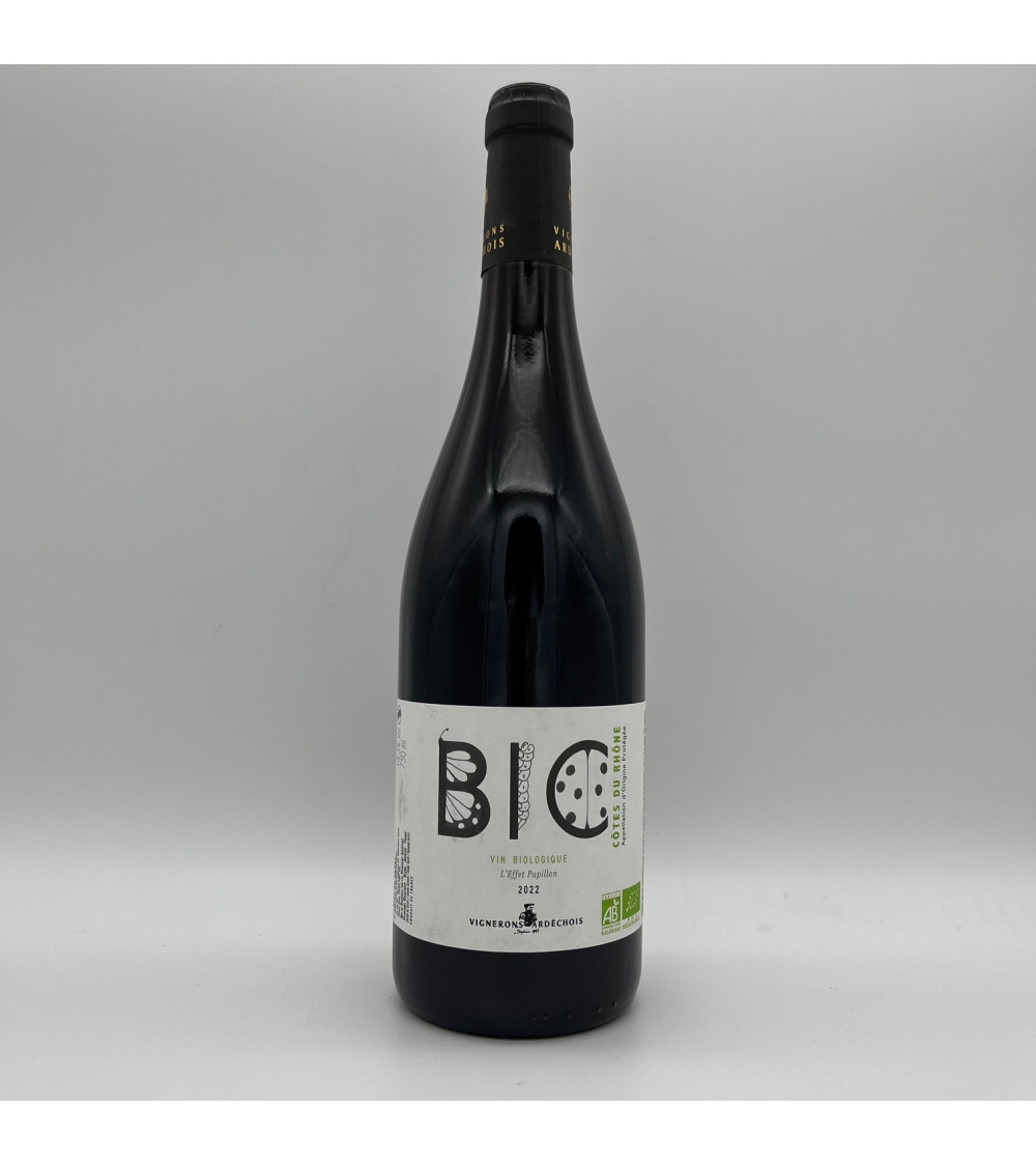 Côtes du Rhône 2022 - vin biologique - Les Vignerons Ardéchois